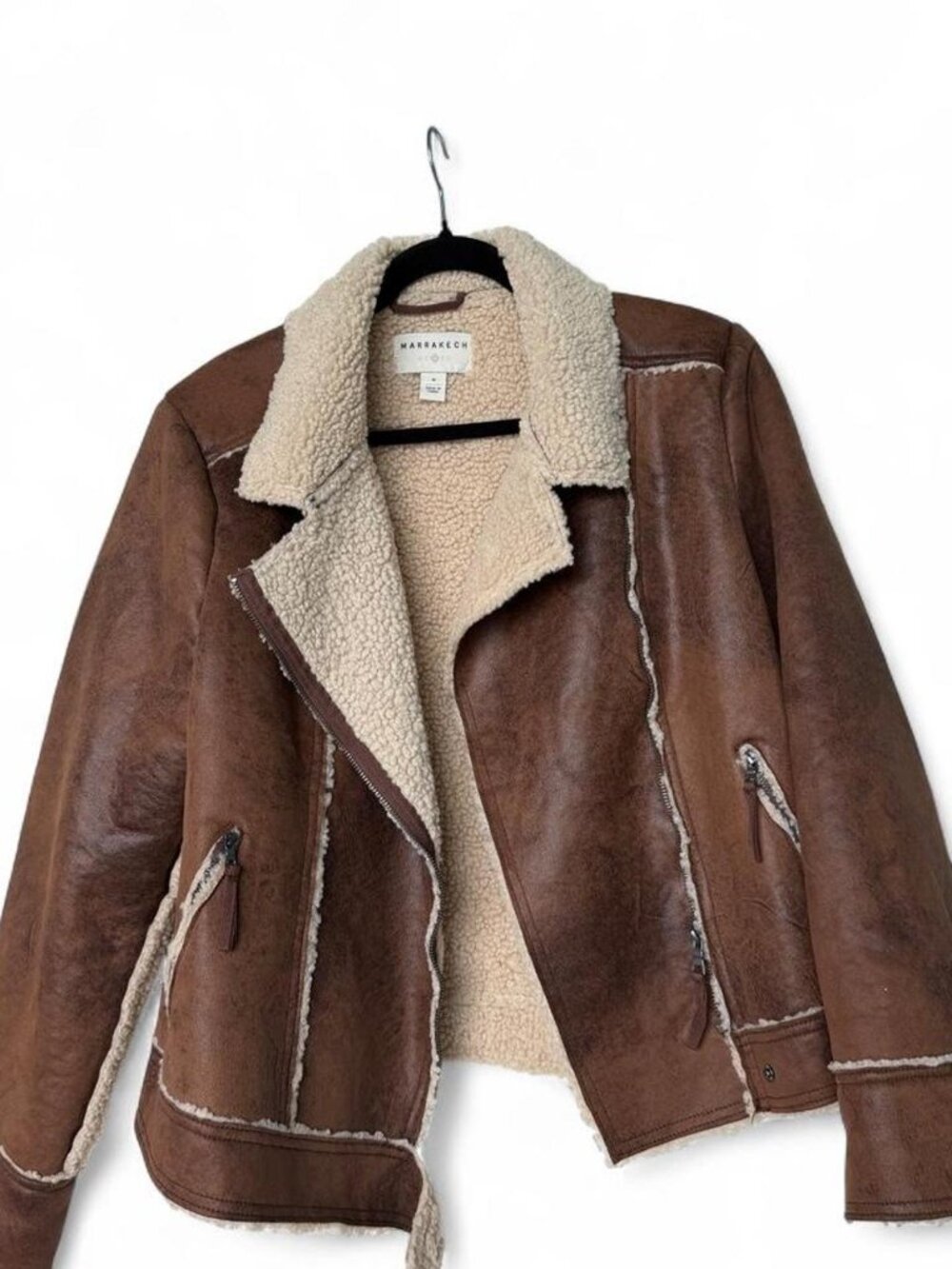 Marrakech Brown Sherpa Jacket